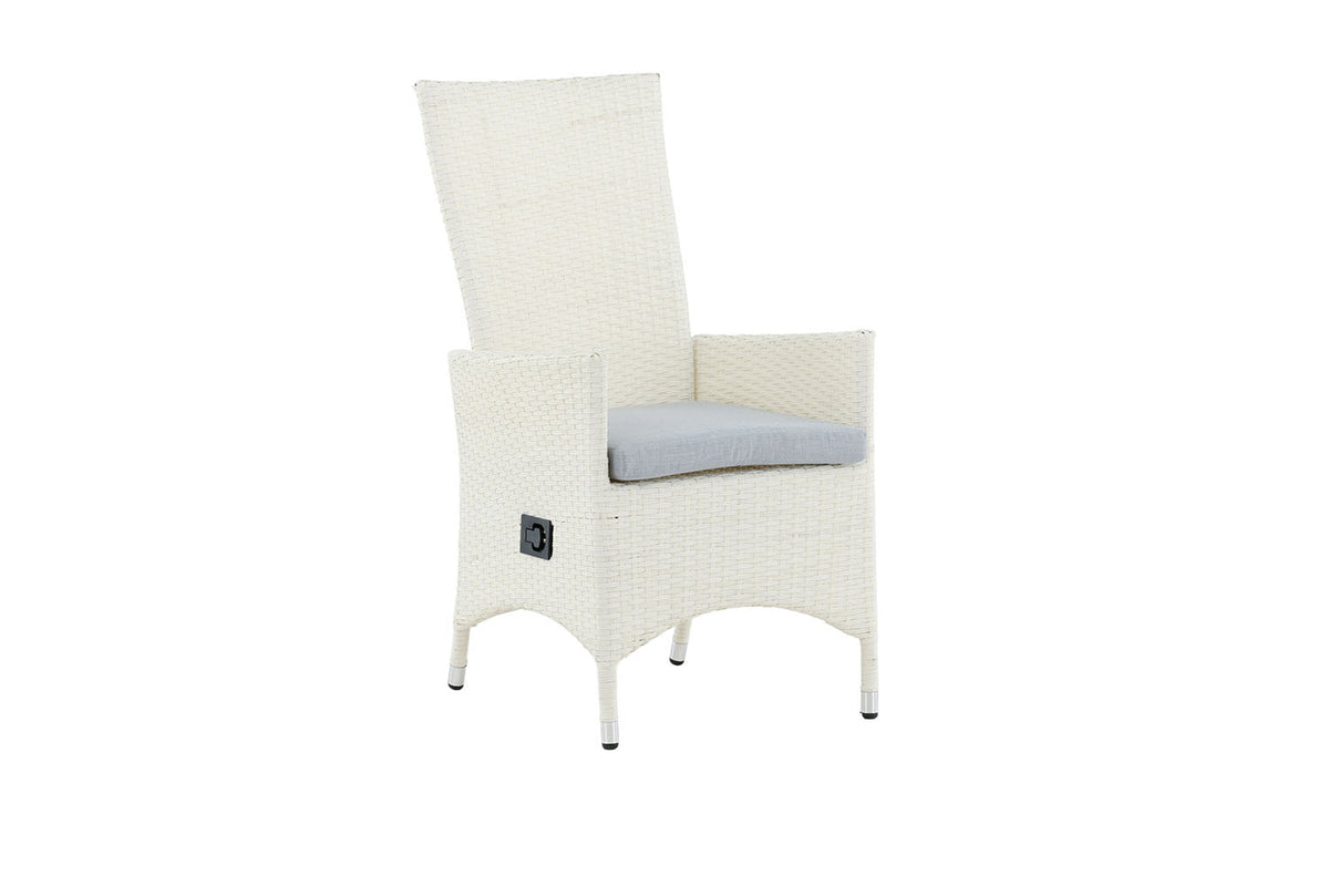 Rebellenclub Tuinstoel Brisko - Set van 2 - Wit