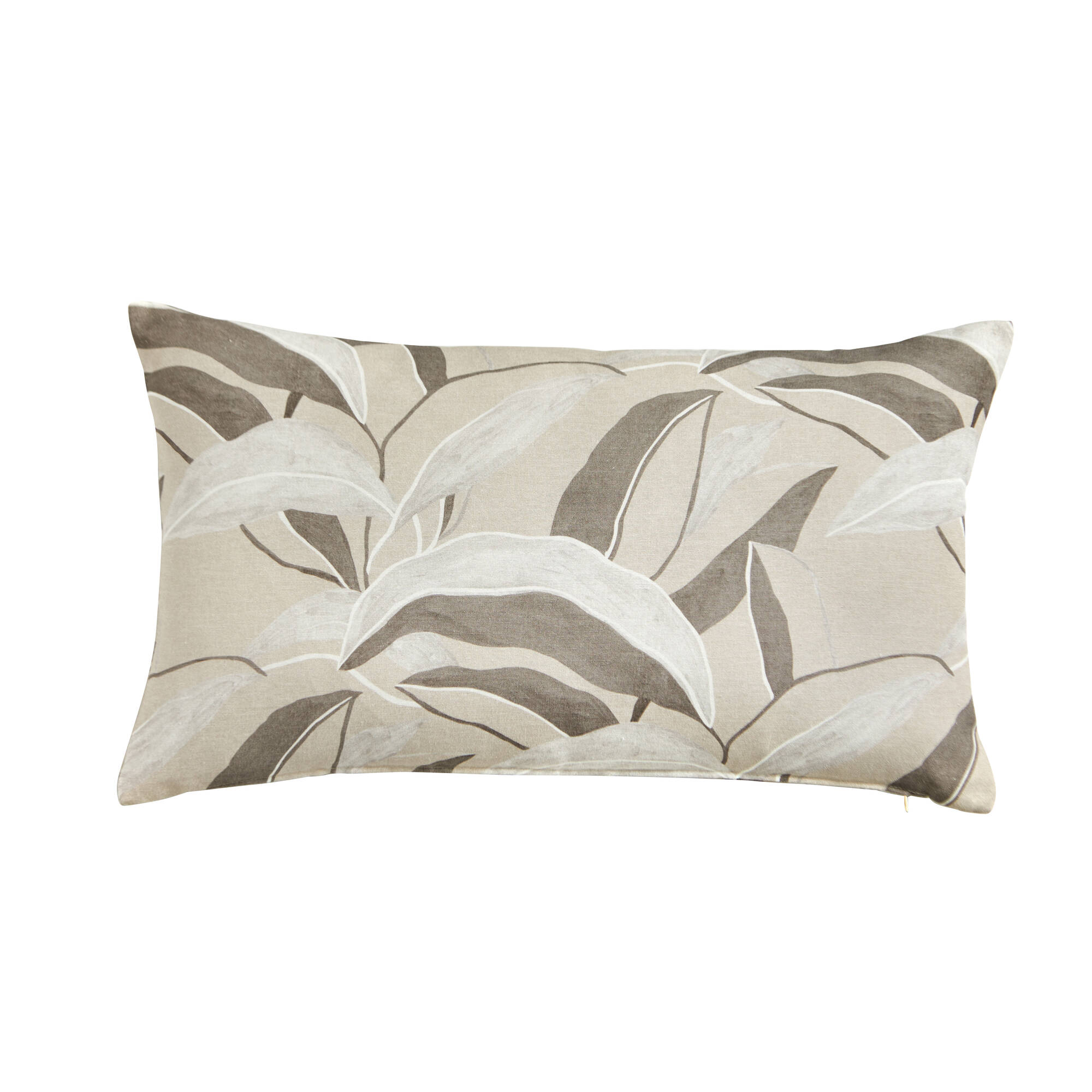 Housse de coussin imprimé feuillage - lot de 2