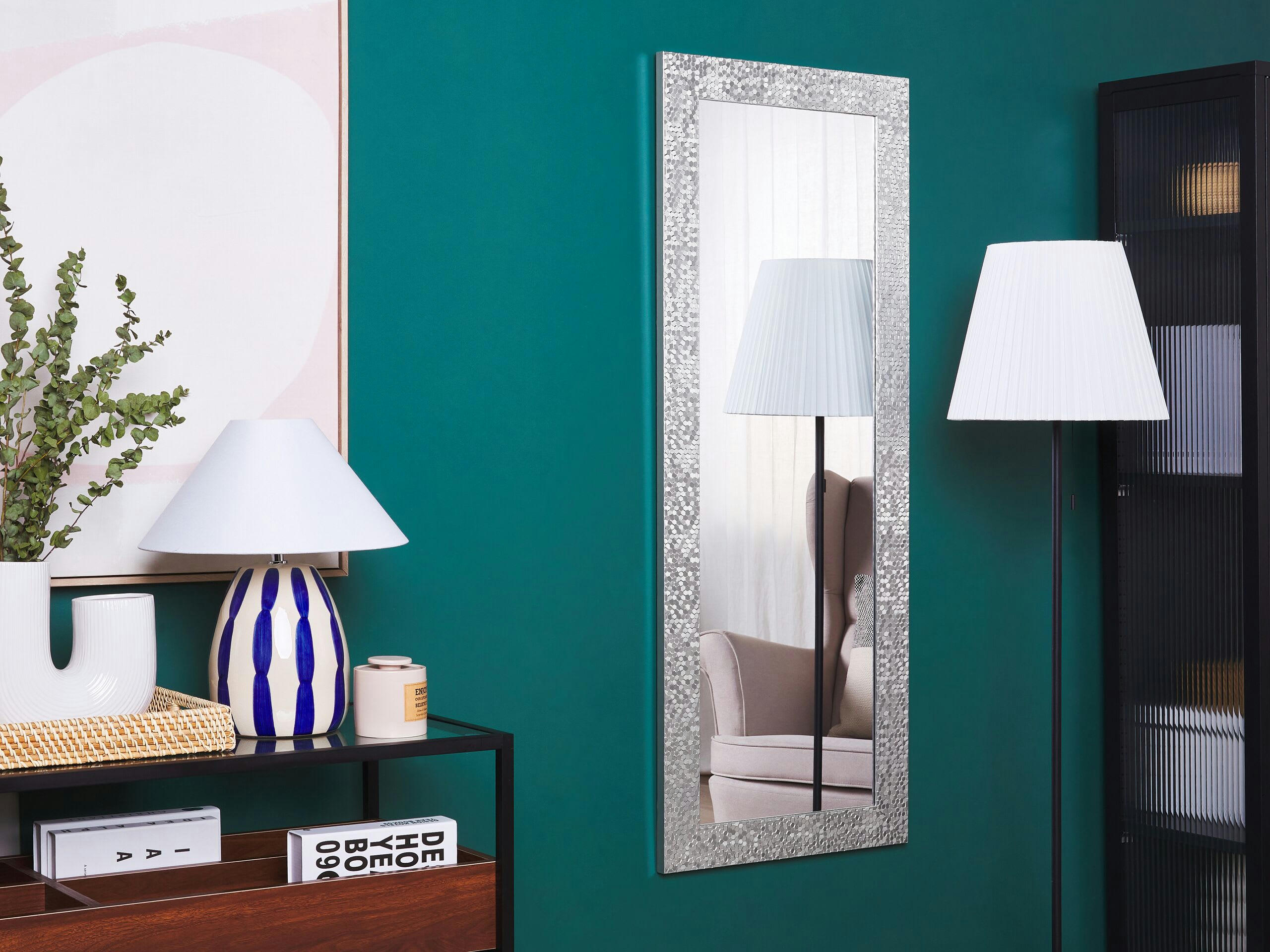 MARANS - Miroir en matériaux synthétiques argenté 130x50