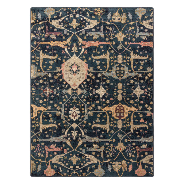Dywan wełniany POLONIA Persej orientalny granat 170x235 cm
