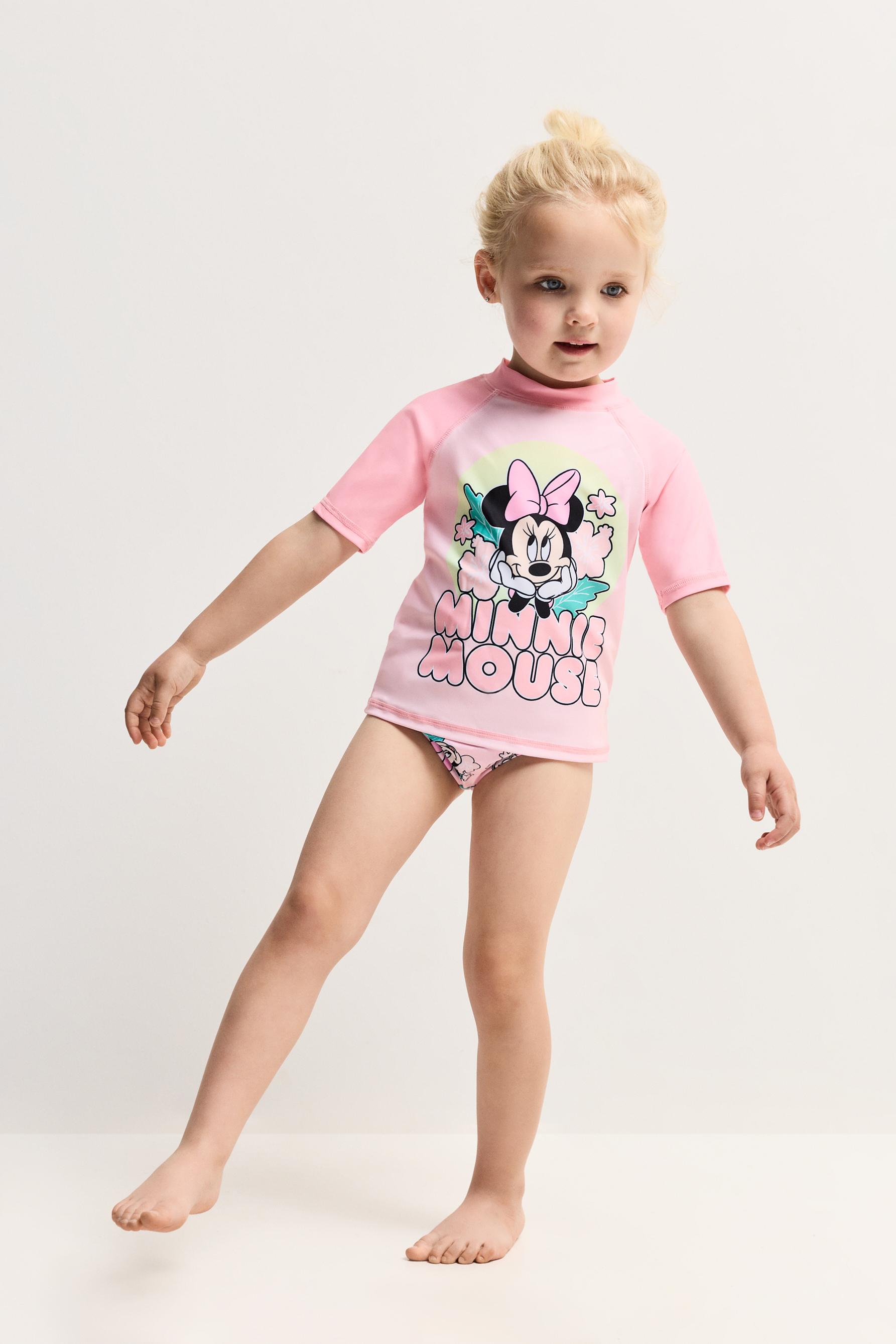 Set Minnie Mouse ©Disney bañador y camiseta de baño