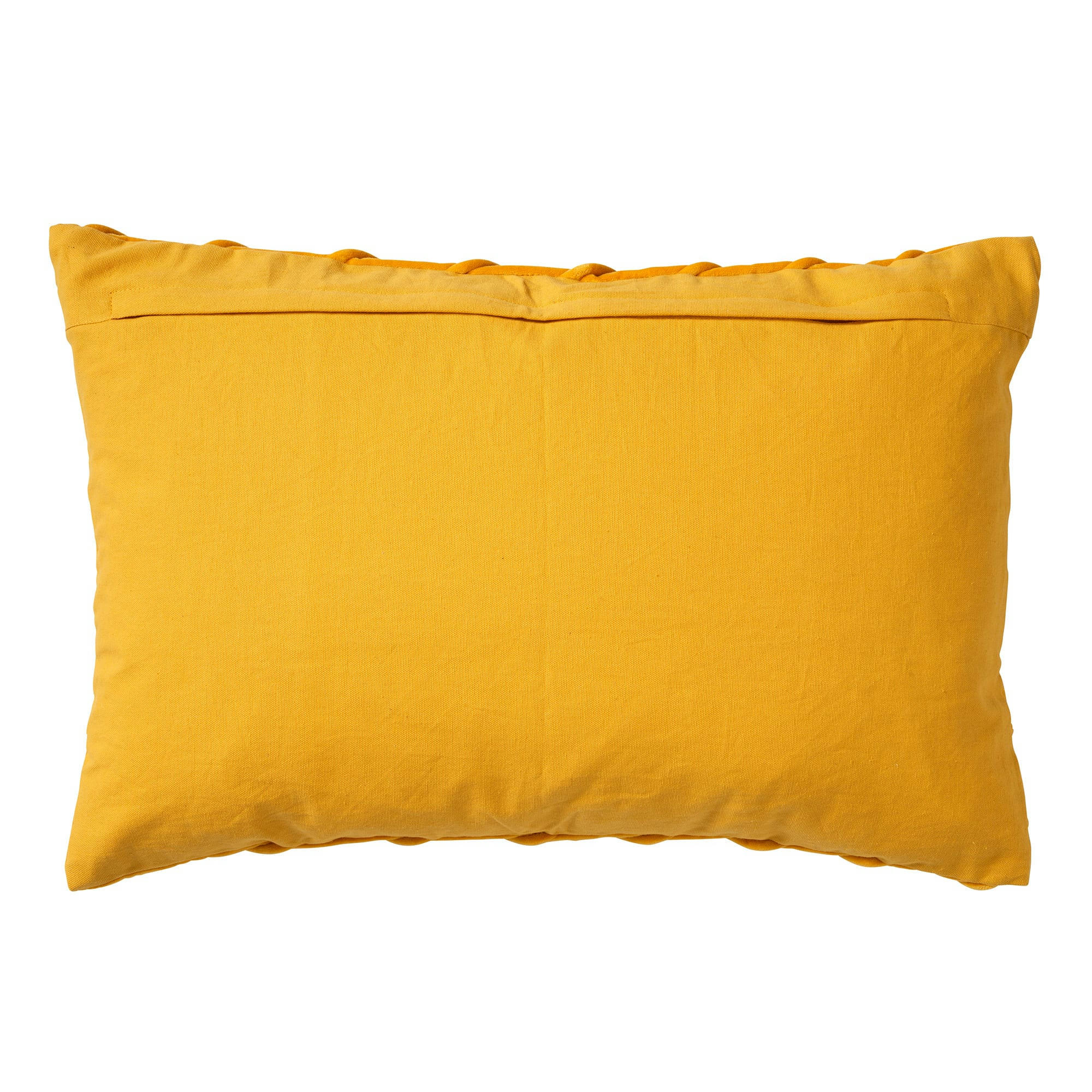 PACO - Coussin - jaune en velours 40x60 cm uni