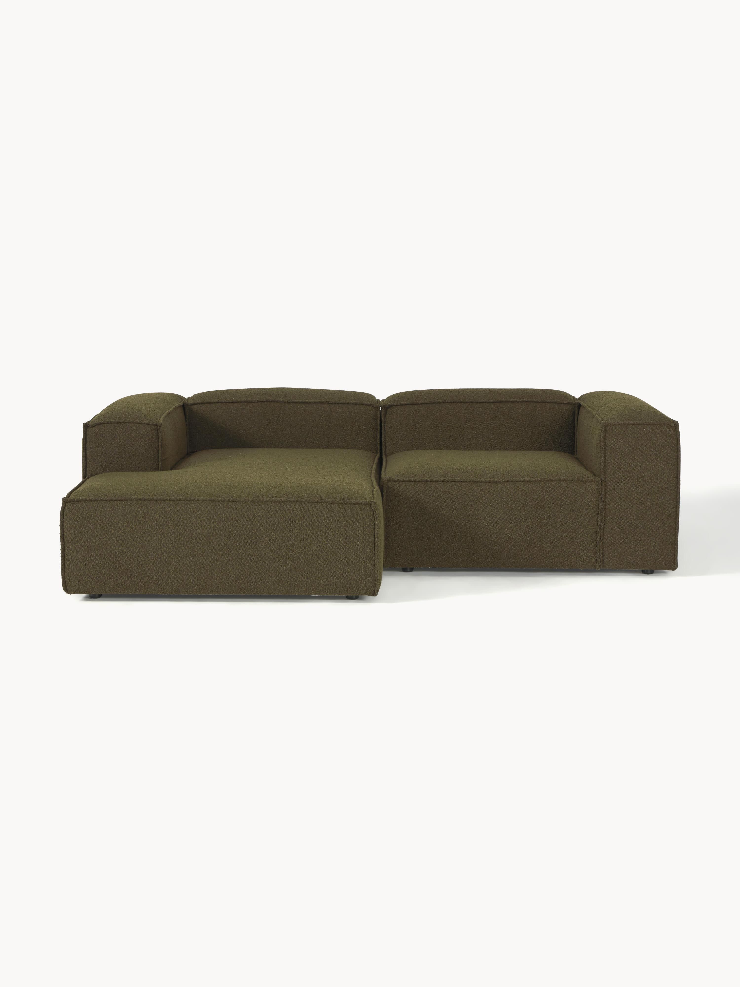 Modulares Bouclé-Ecksofa Lennon (2-Sitzer)