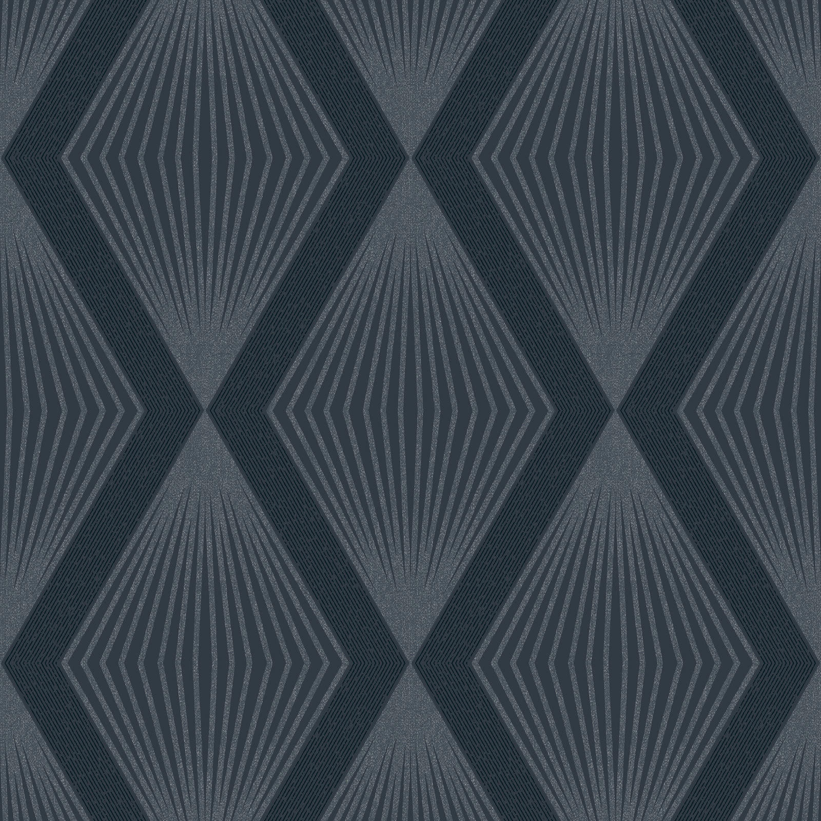 - papier peint losanges chandelier bleu 1005x52cm