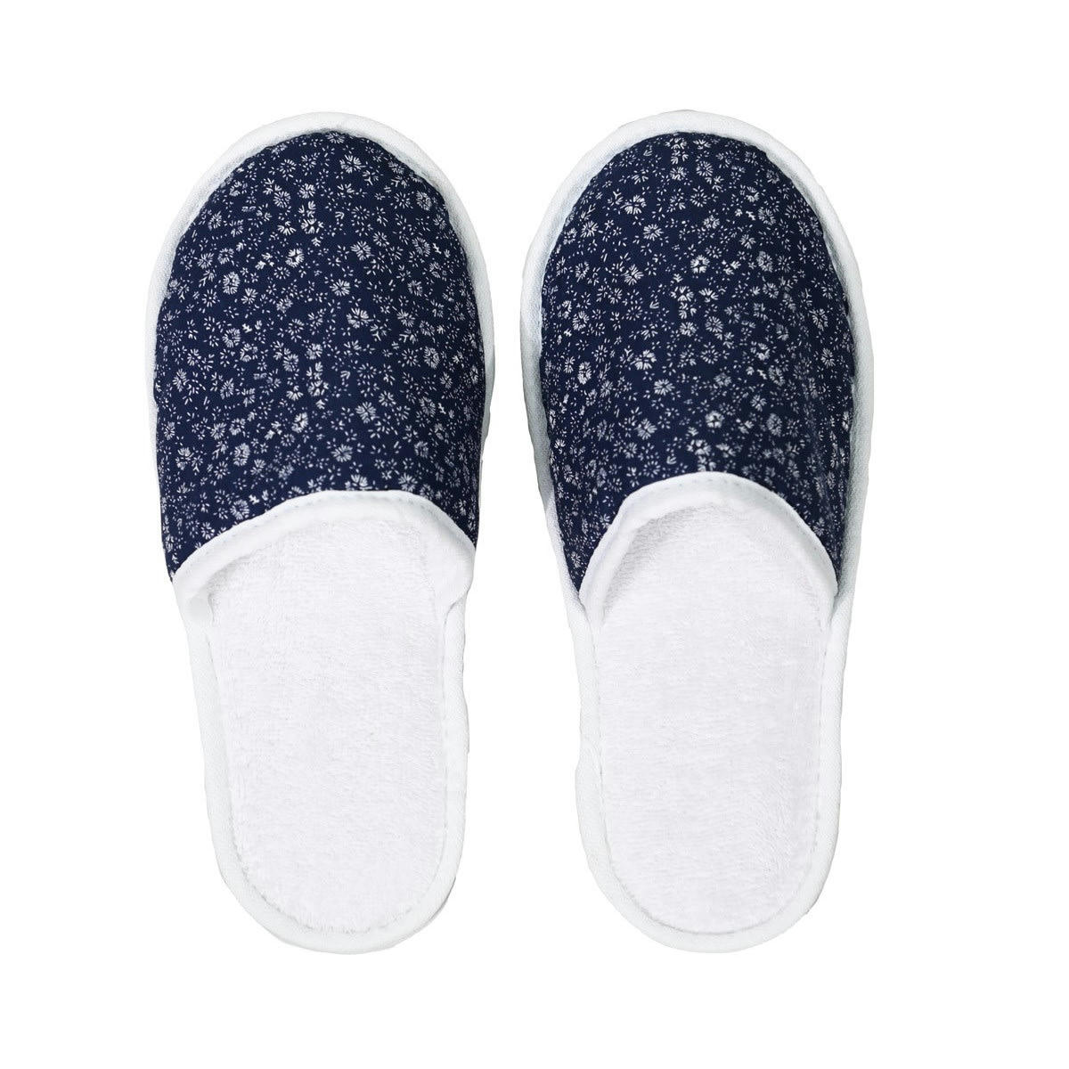 LIBERTY - Mules en éponge avec liseré imprimé  marine 36 - 39