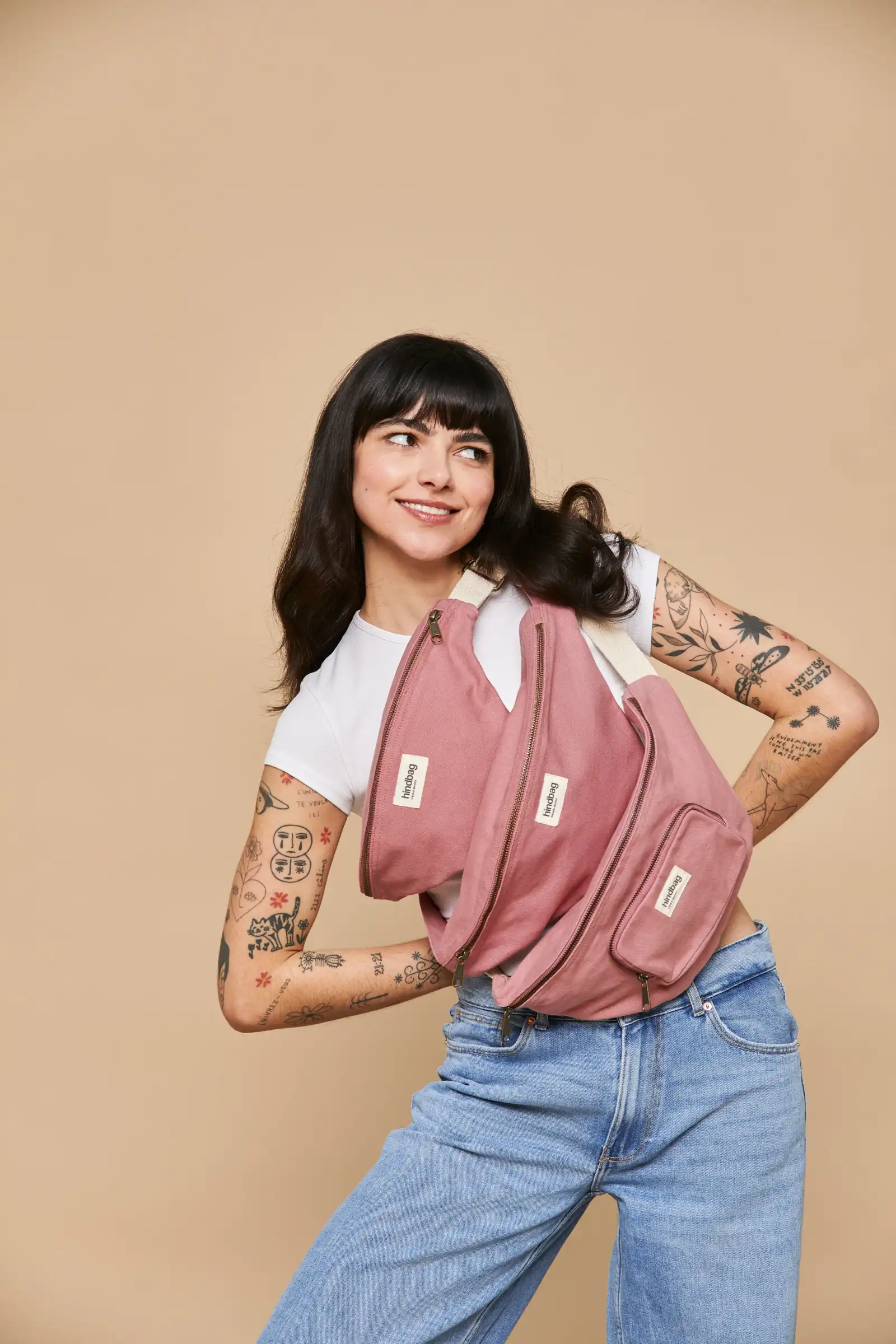 Sac banane XL Sofia Blush