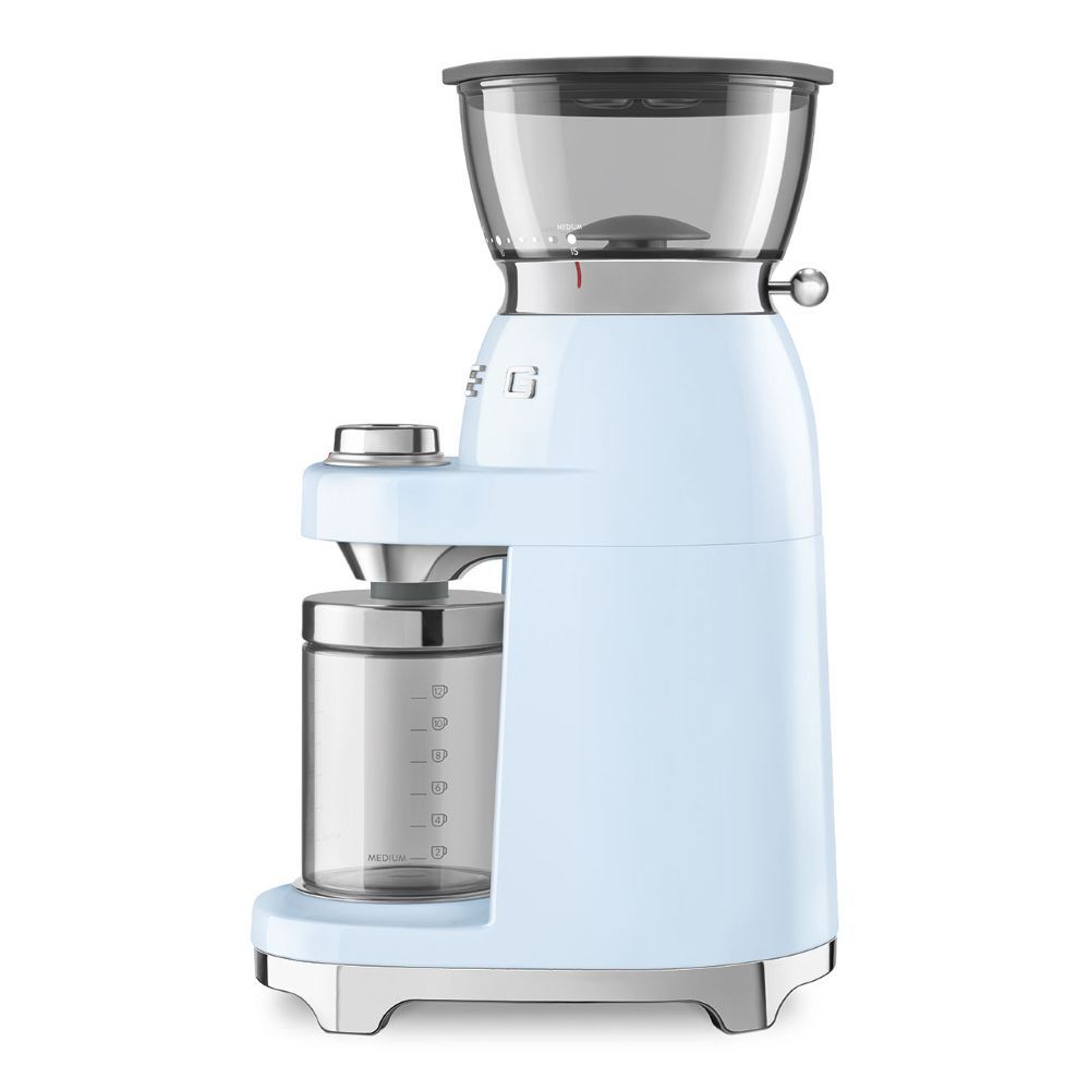 Smeg Coffee Grinder in Pastel Blue