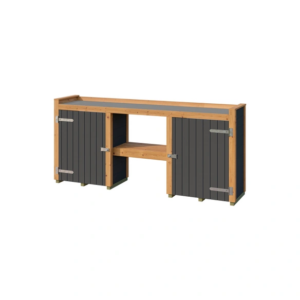 Pflanztisch, »Killarney«, LxB: 235x235 cm, lasiert, anthrazit