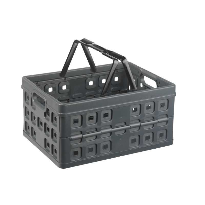 Box de rangement pliant Square anthracite 32 L SUNWARE