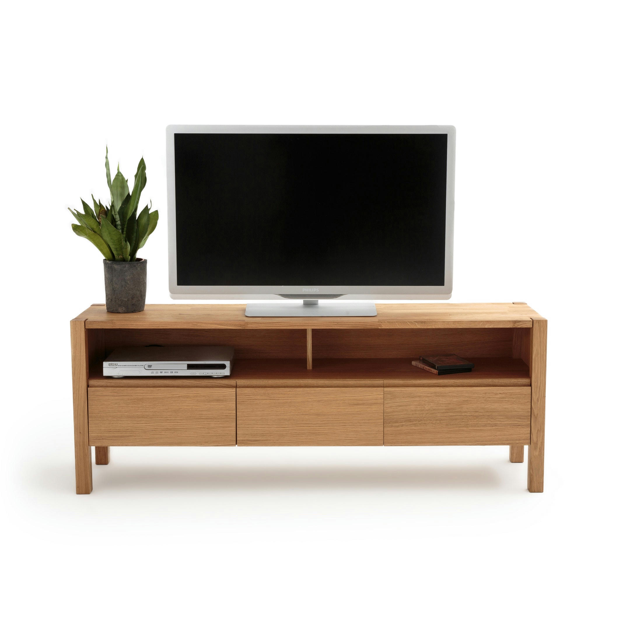 Banc TV chêne 160 cm, ADÉLITA