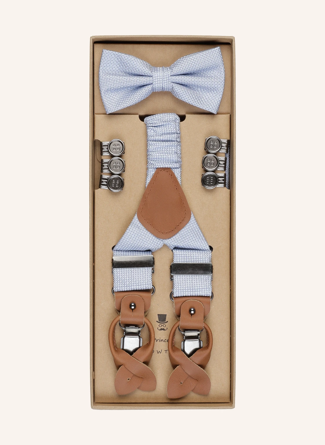 Prince BOWTIE Set: Hosenträger und Fliege