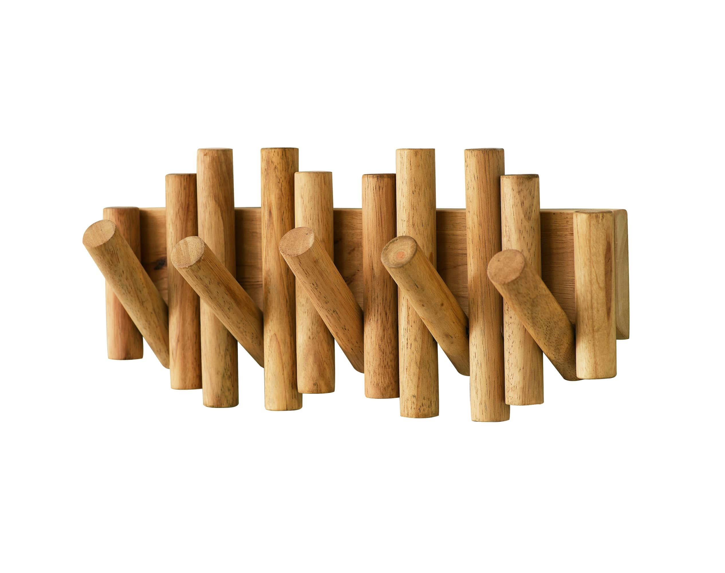 FORALAMO - Porte-manteaux en bois beige