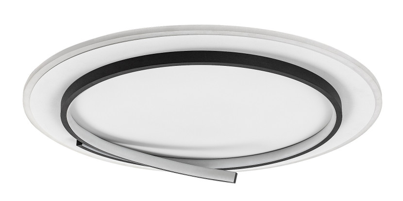 Lampa sufitowa NILOO biało-czarna LED 2x40W Neutralna biel 2600lm Rabalux
