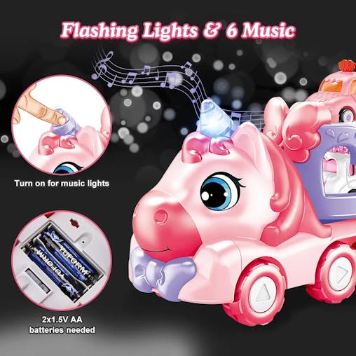 NNEOBA 5 in 1 Carrier Truck Car Toys
