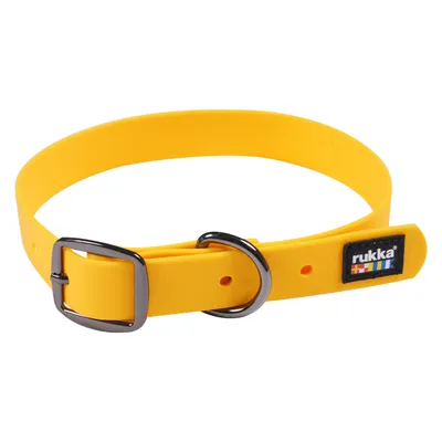 Rukka Biodipro Dog Collar  – Yellow