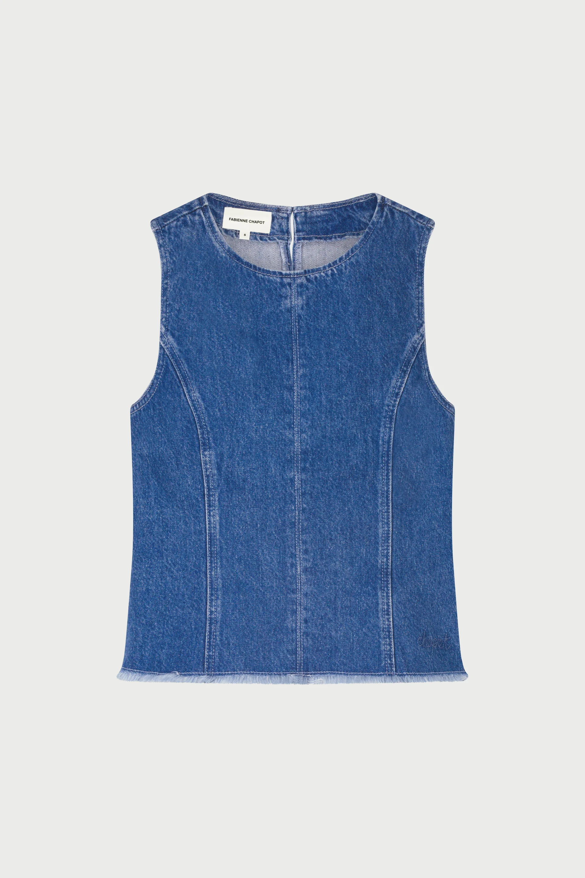 Jojo Top | Faded Light Blue