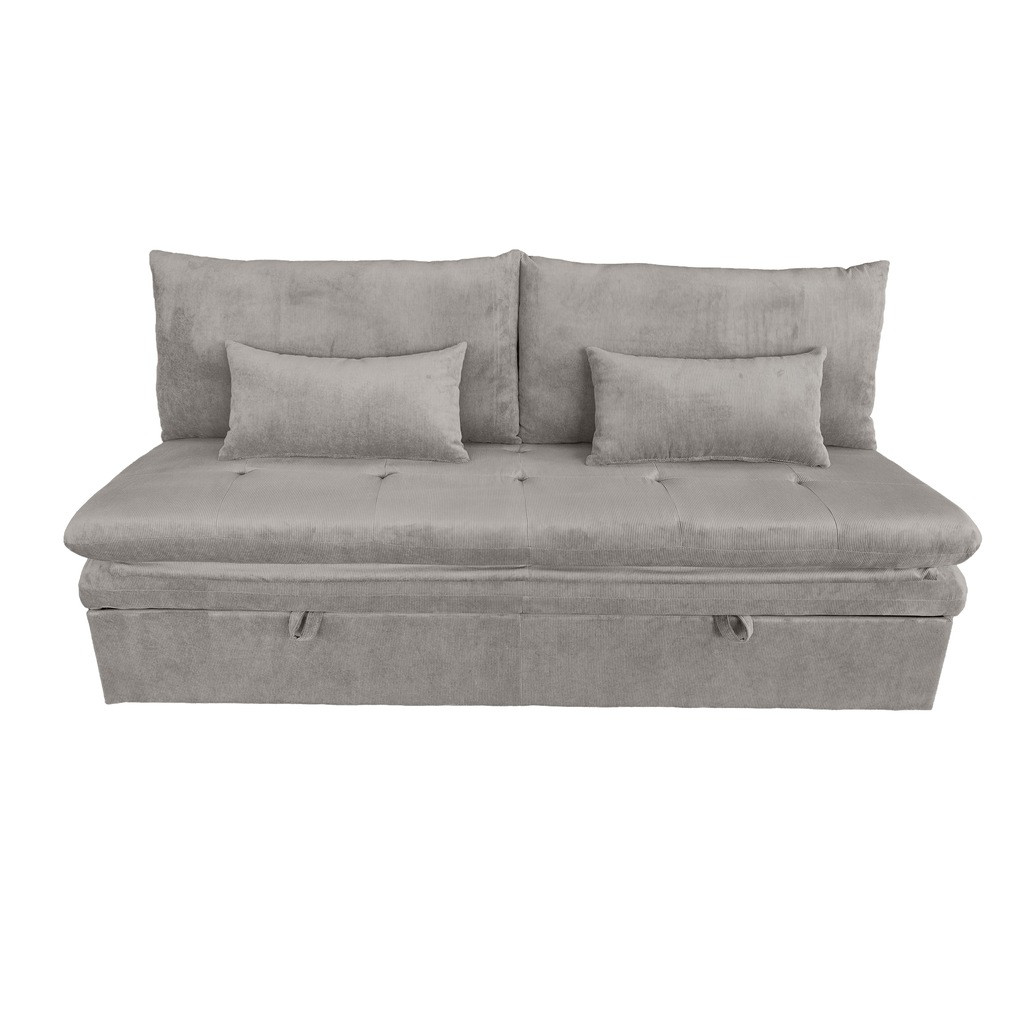 Sofa wypoczynkowa kanapa rozkładana leżanka spania S109 Aster sztruks beż
