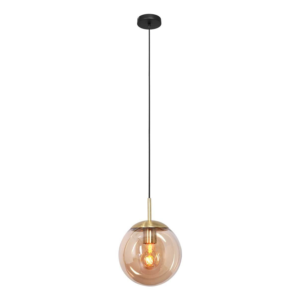 Steinhauer hanglamp bollique - 1 lichts - 30 x 175  cm - zwart
