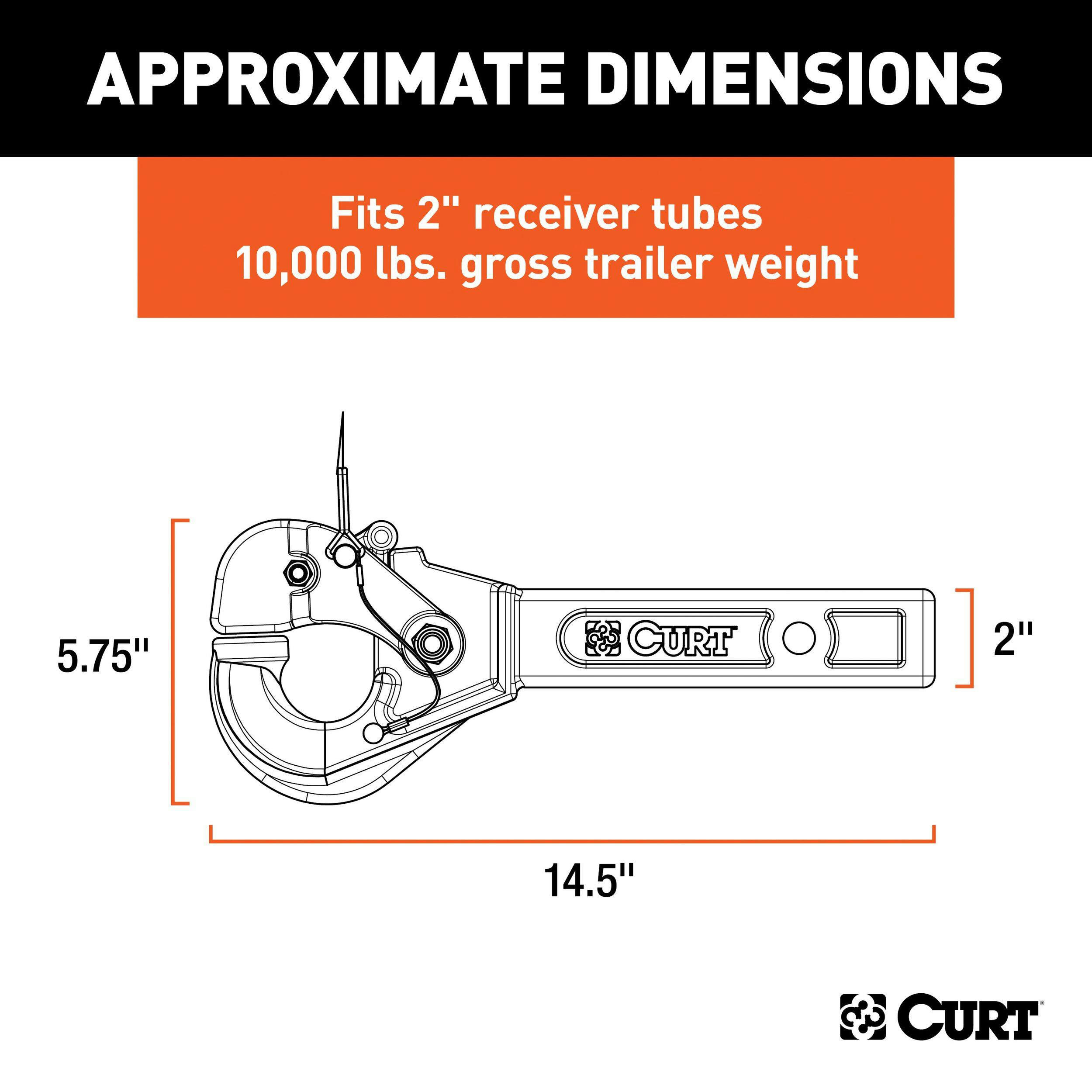 CURT Receiver-Mount Pintle Hook