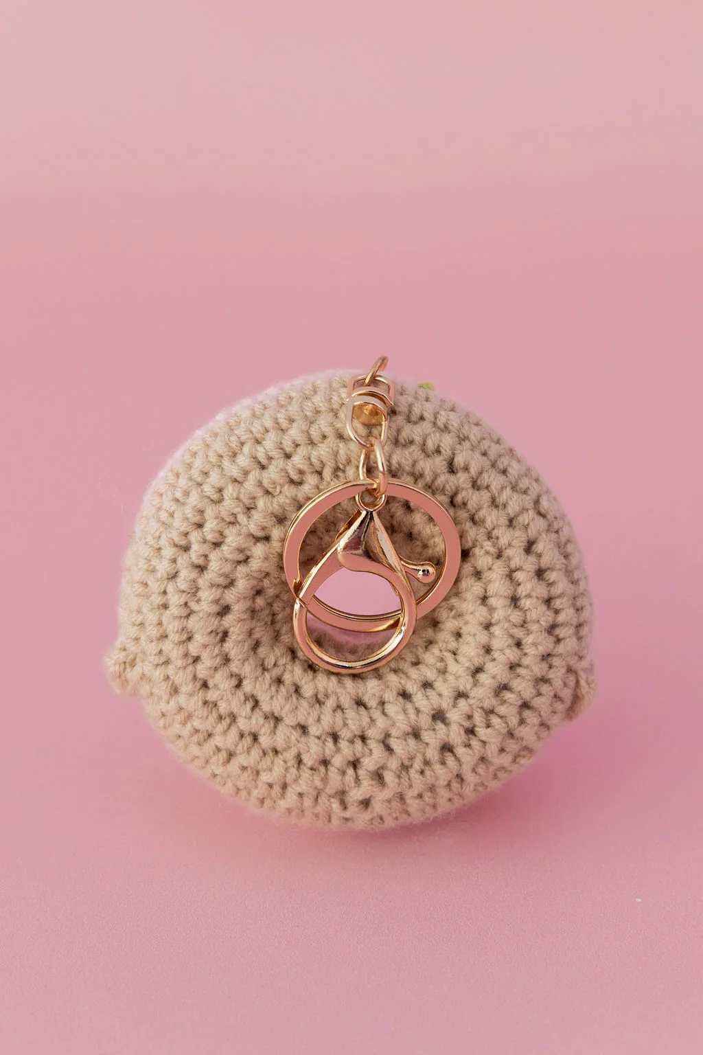 Positive Doughnut Keychain