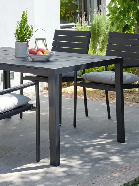 Havebord MADERUP B90xL150 sort