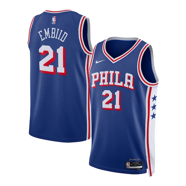 Joel Embiid Philadelphia 76ers Nike Youth Swingman Jersey - Icon Edition - Royal