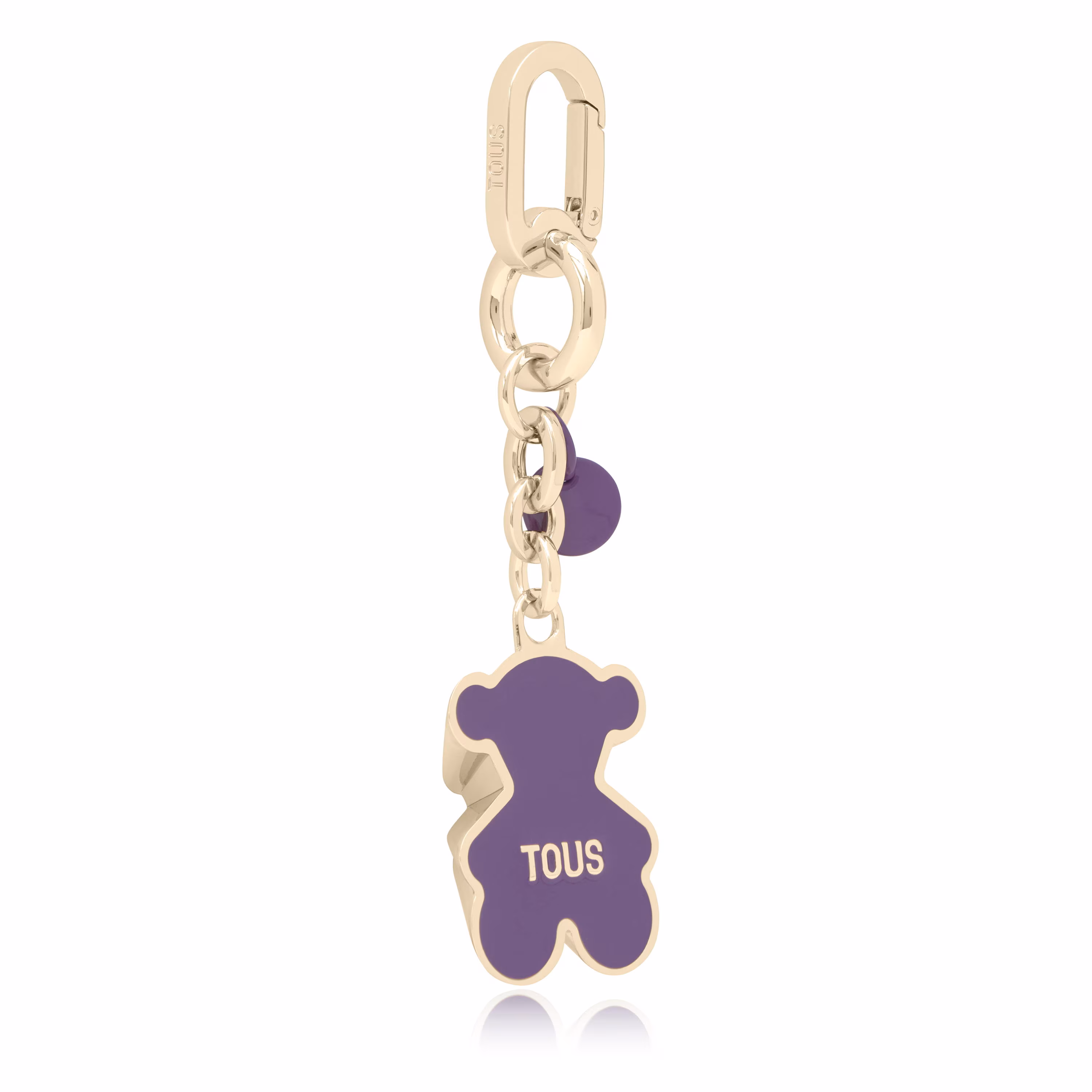 Llavero lila dorado TOUS trunk bear