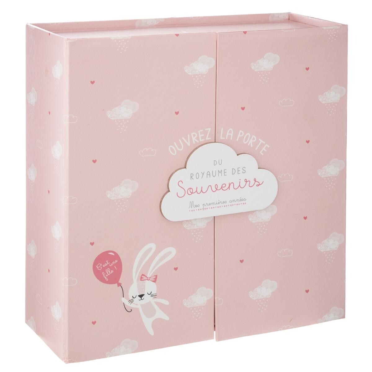 Birth gift set "Royaume des souvenirs" 22x22 cm