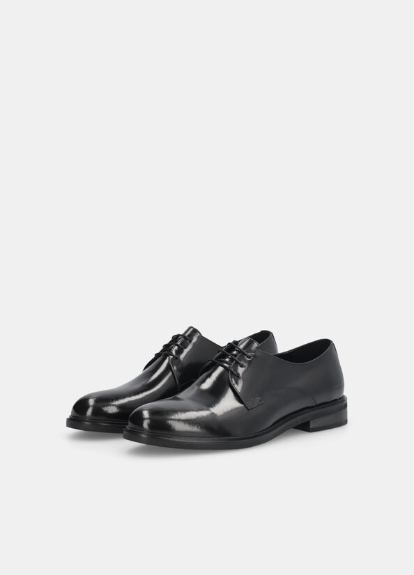Scarpe stringate in pelle