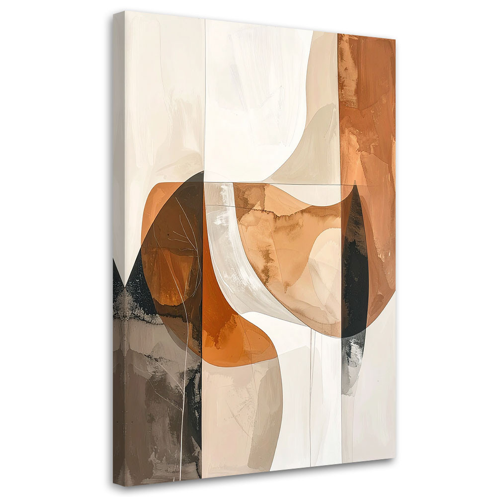 Obraz do salonu, Abstrakcja geometryczna nowoczesna dekoracja 20x30