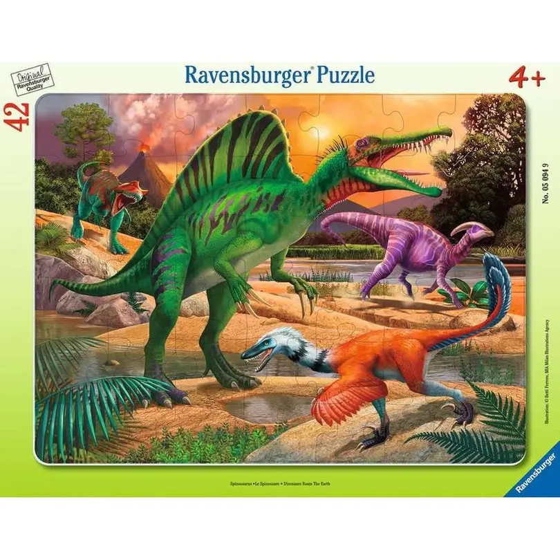 Puzzle 42-teilig Dinosaurier