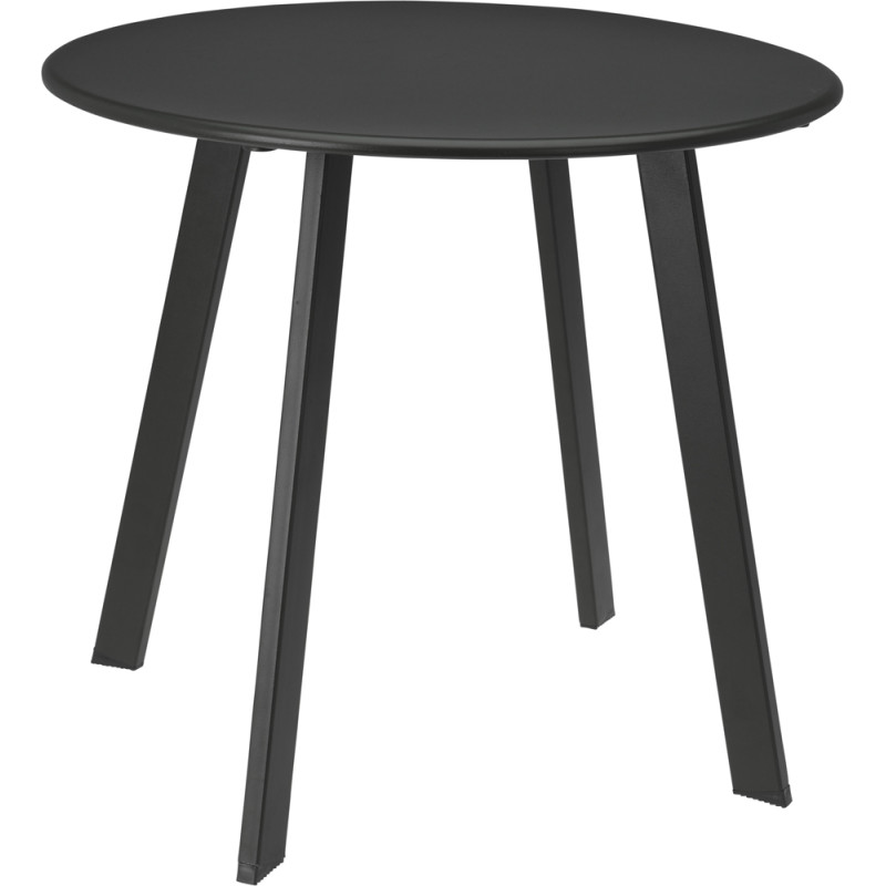 Table basse gris foncé mat Ø 50 x 45 cm