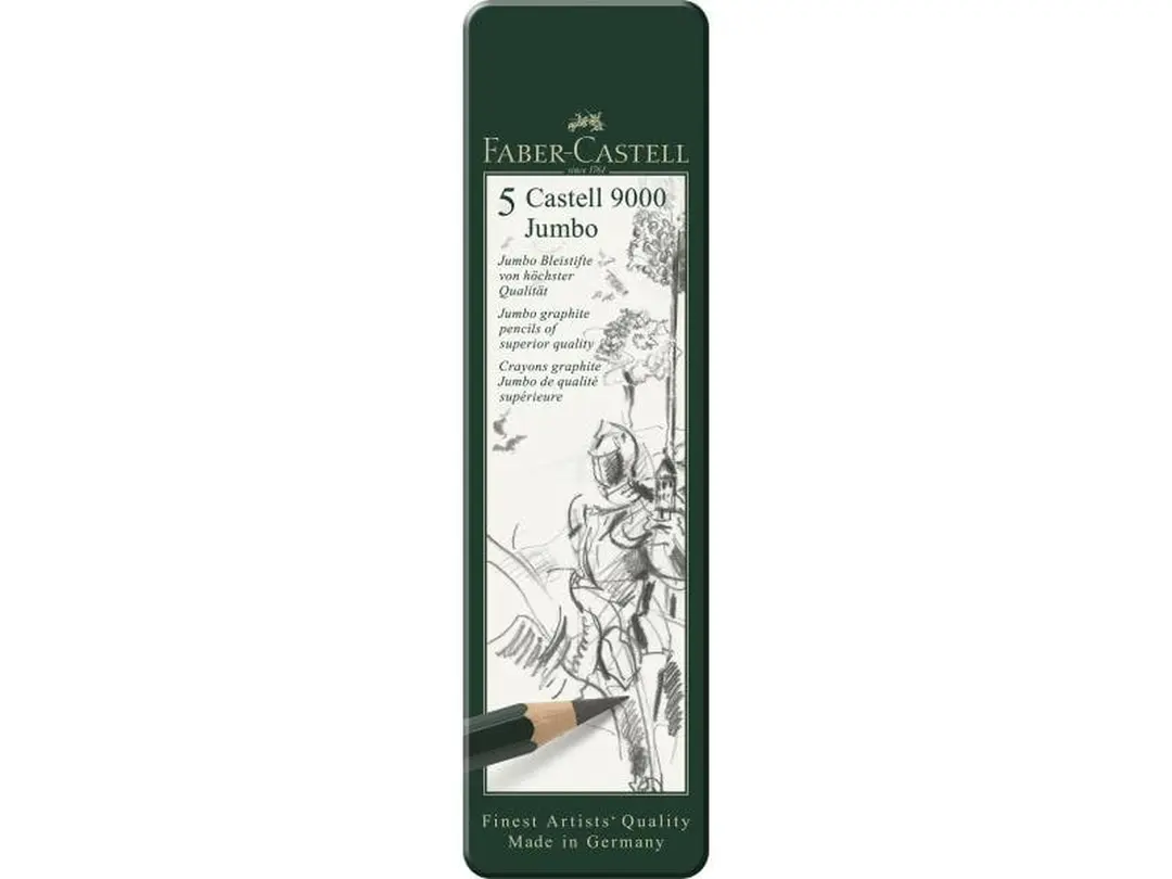 Bleistift 5er-Set Castell 9000 Jumbo