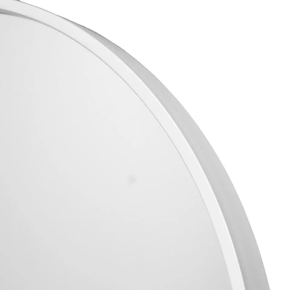 Fragix Boston Passpiegel Ovaal - Wit - Metaal - 130x40