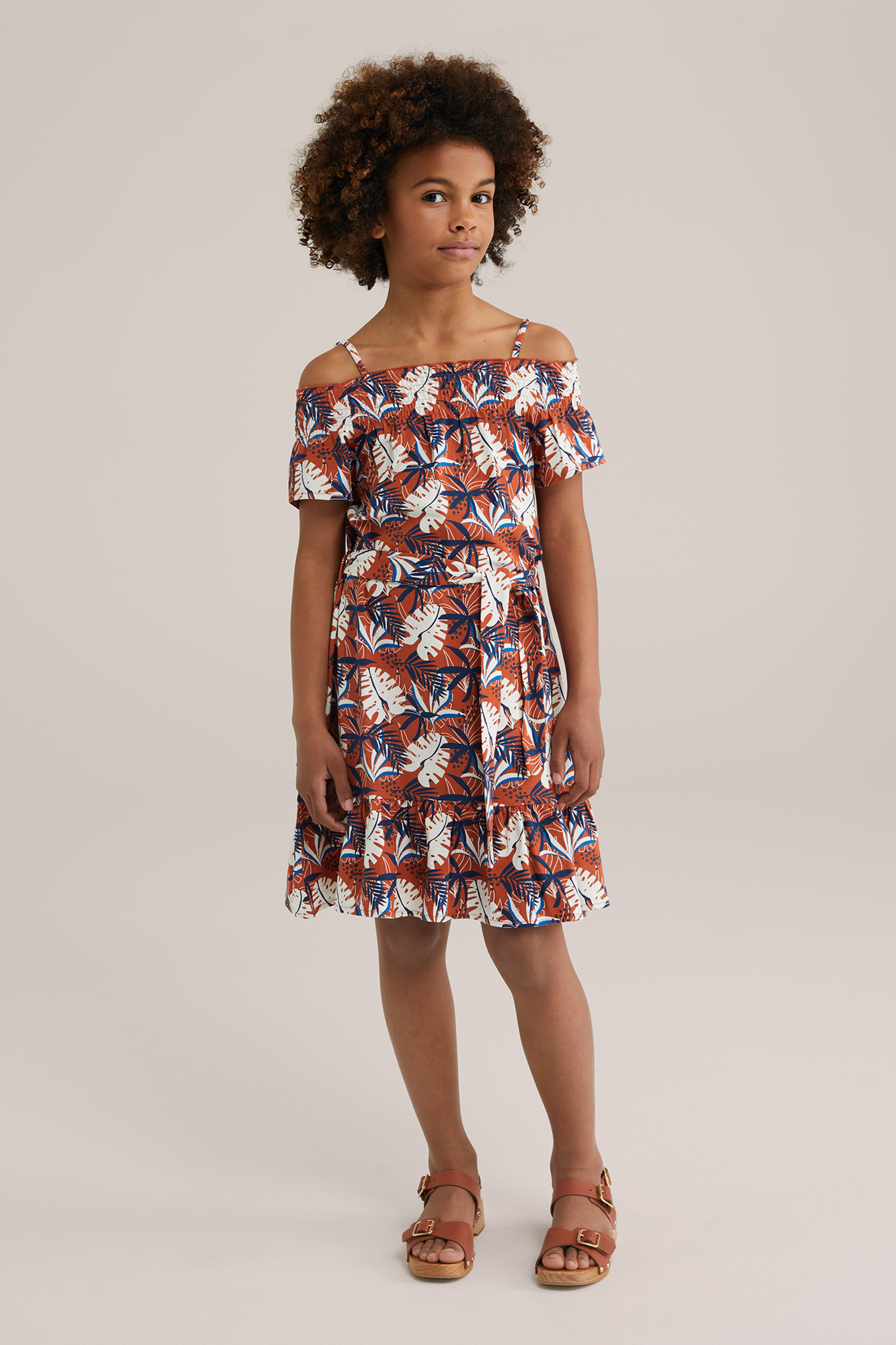 Meisjes jurk met print