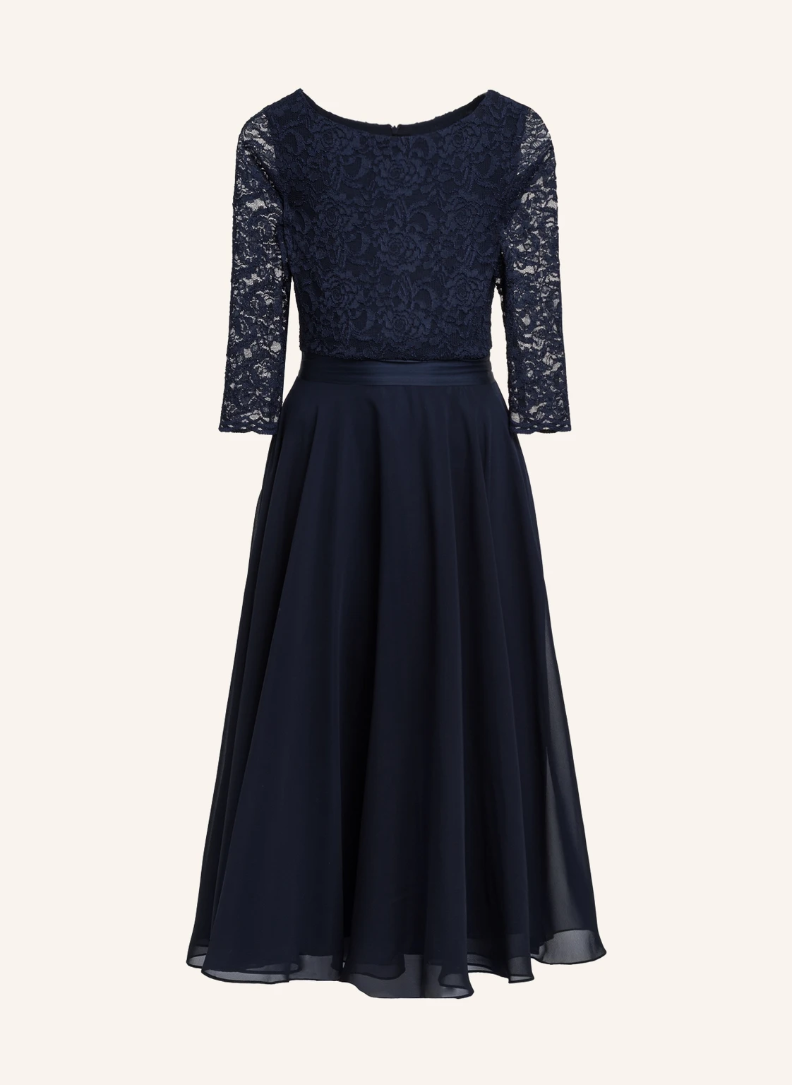 SWING Cocktailkleid mit Spitzenbesatz