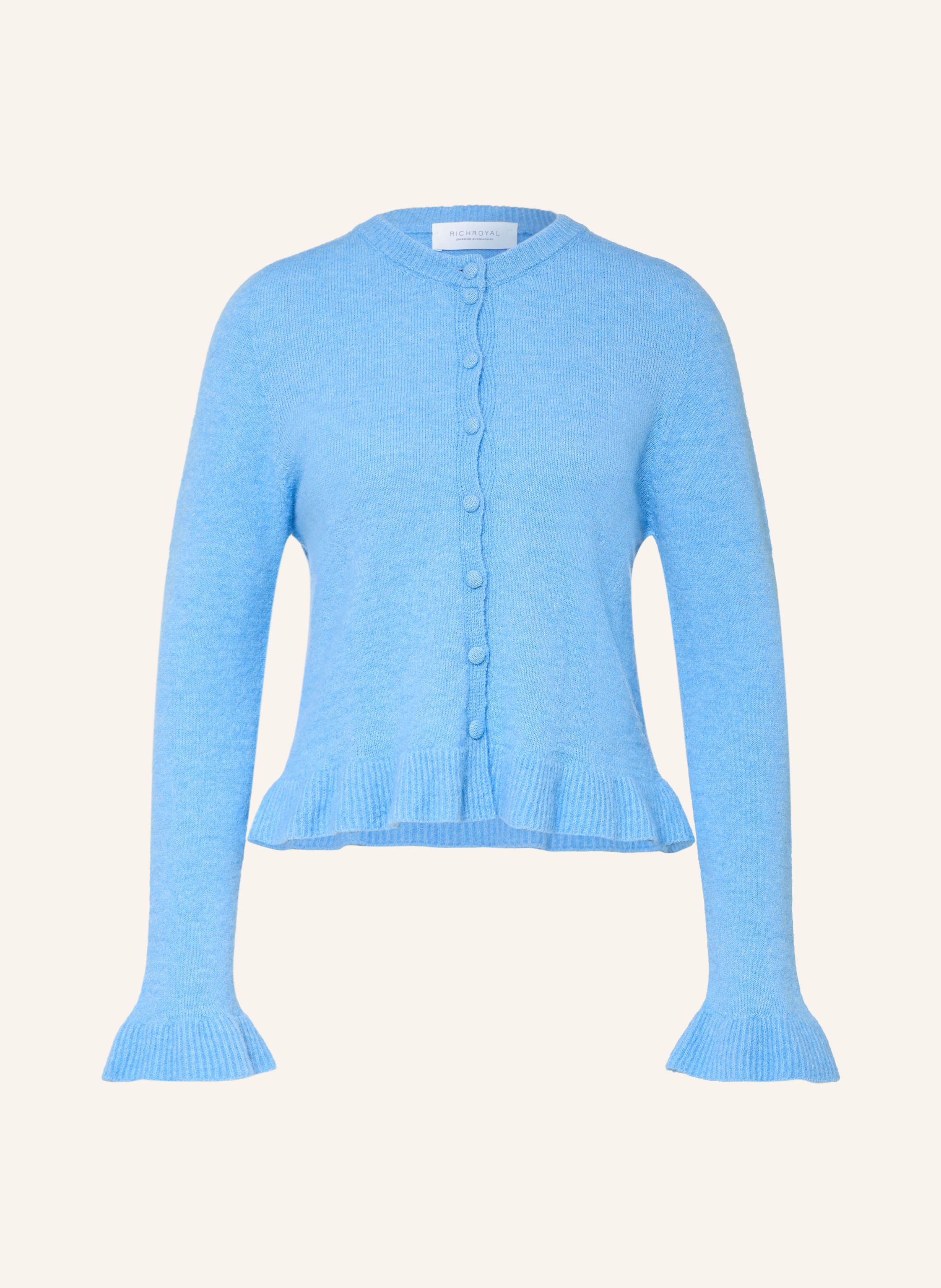 Rich & Royal Strickjacke mit Volants