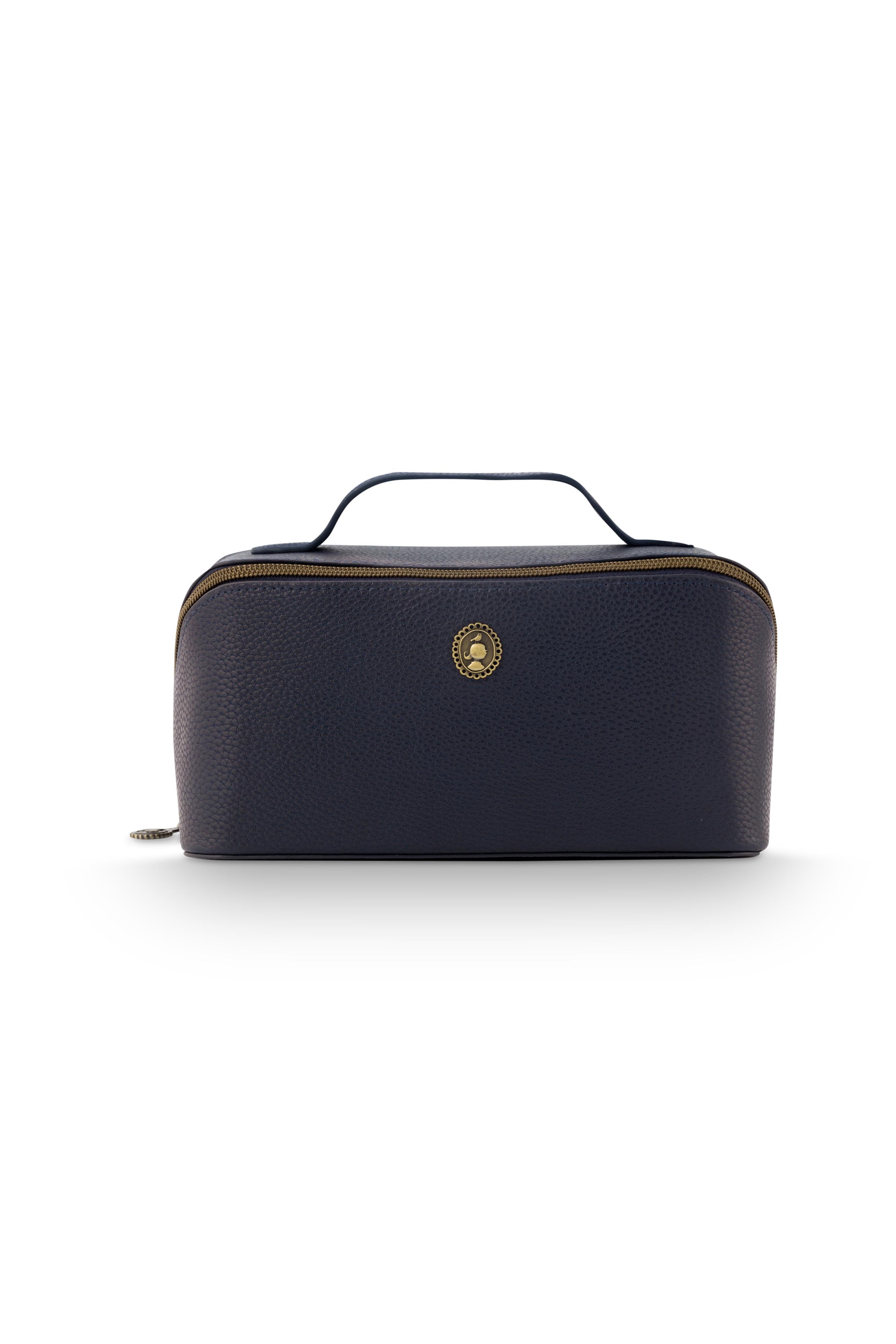 Pip Studio - Cyrille Make-up Tasje Dames - Blauw - 11x5x22cm