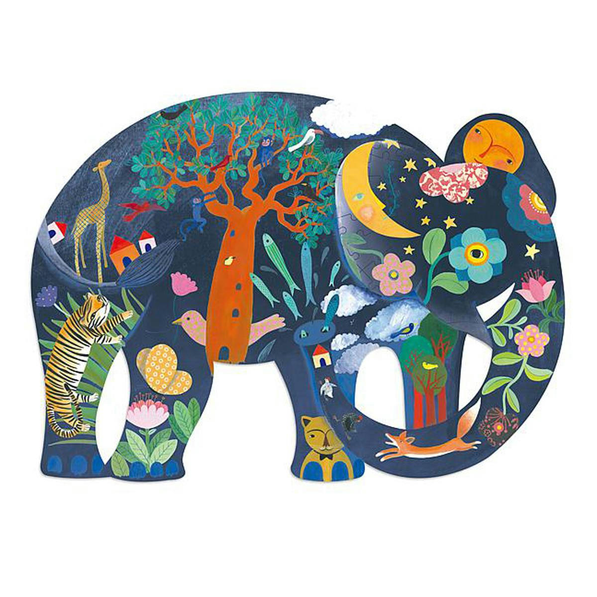 - Puzzle set 150pcs Art Eléphant