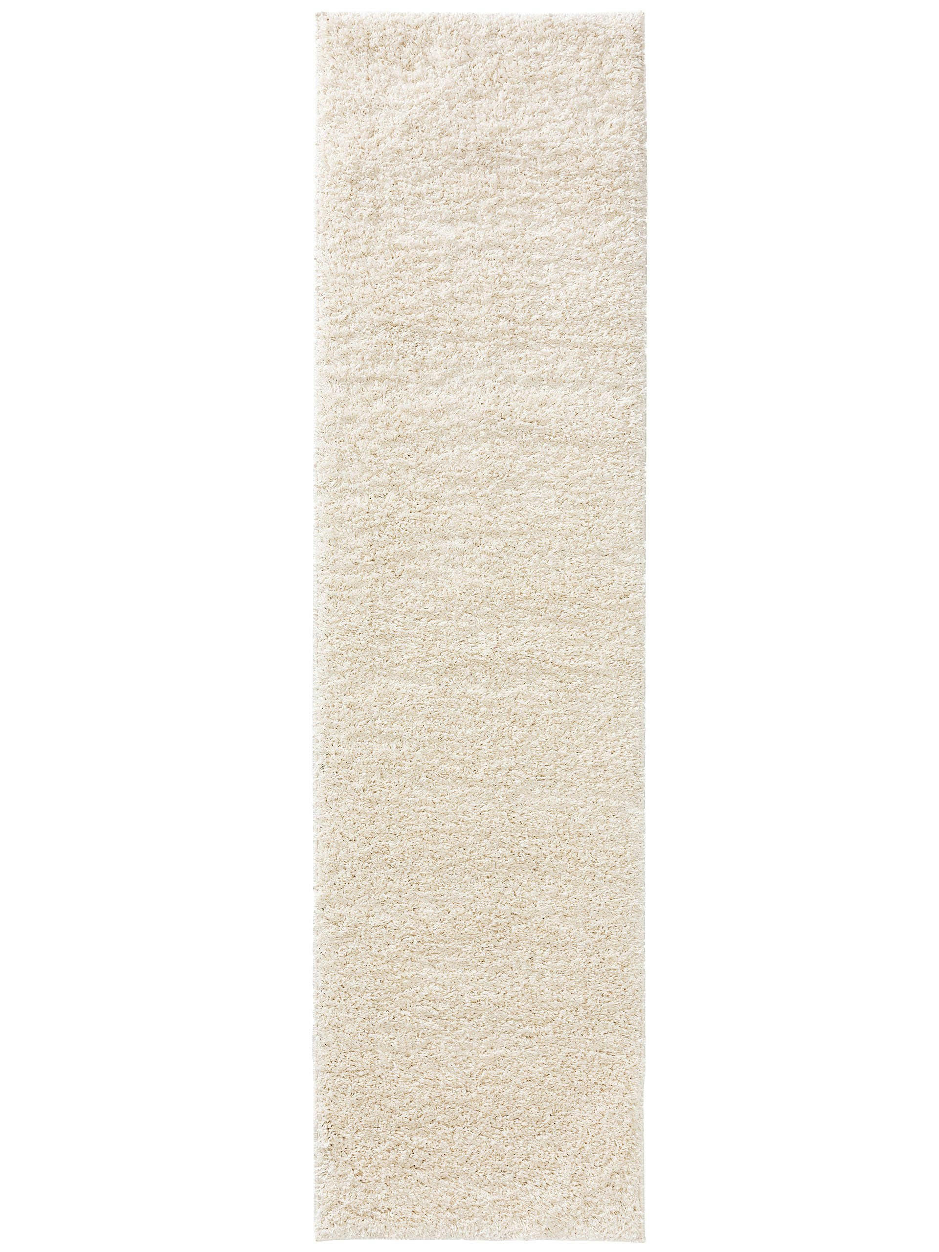 SOHO - Tapis à poils longs crème 80x300