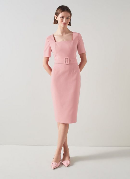 Leonora Pink Shift Dress
