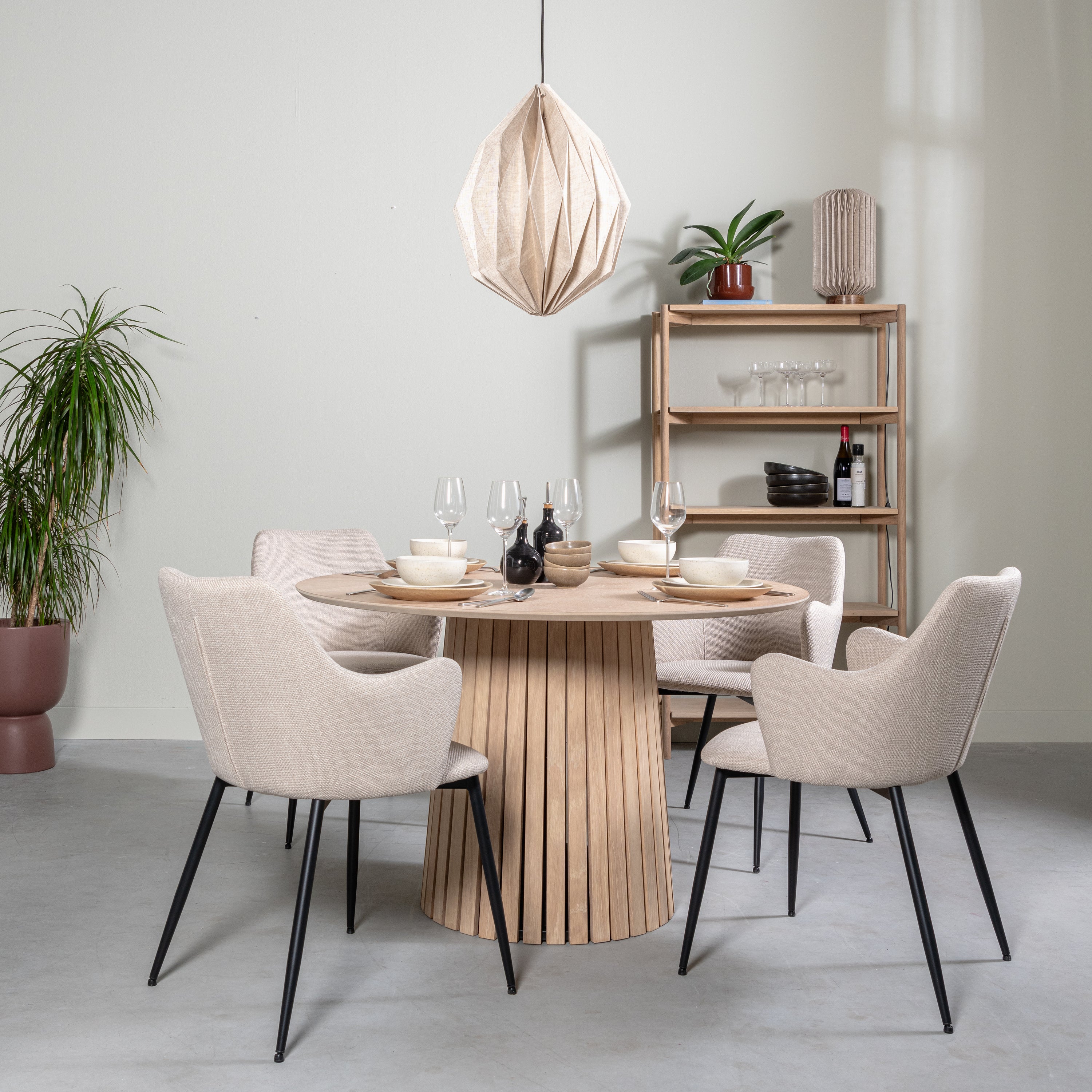 by fonQ Wing Eetkamerstoel - Beige