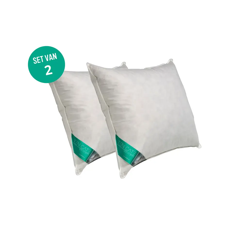 Ten Cate 100% Eendenveren Hoofdkussen - 60x70 - 2 stuks