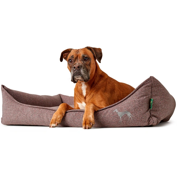 Hunde-Sofa, BxHxL: 45 x 20 x 60 cm, rosa/anthrazit