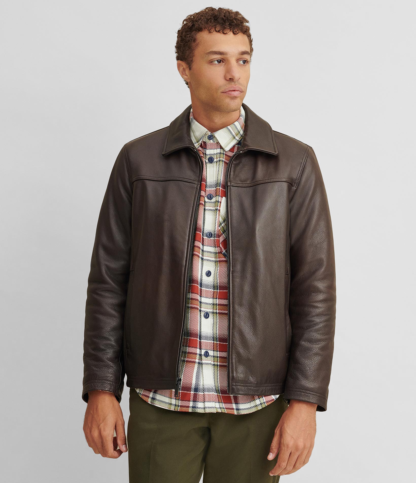 Thinsulate Lined Leather Jacket