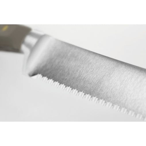 Wusthof Classic Serrated Utility 14cm Knife | Velvet Oyster