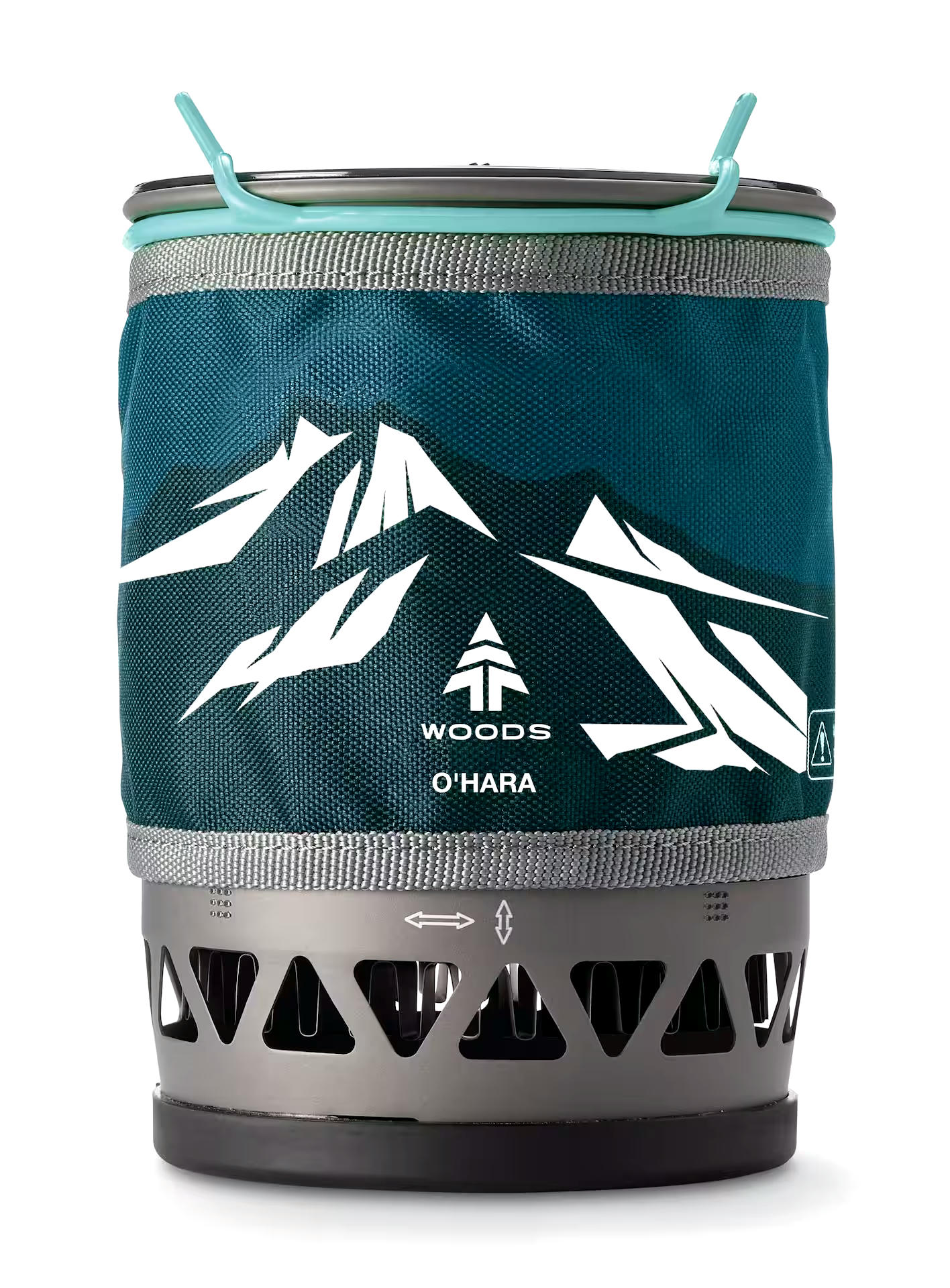 Woods O'HARA Personal All-in-One Ultra Portable Stove System w/ 1.1 L Pot, 2,800 BTUs