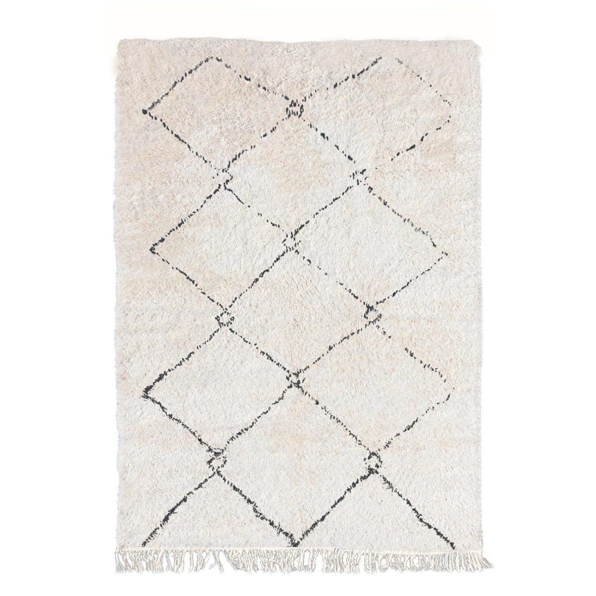 AFK Living vloerkleed Berber - handgemaakt - Wol - 80 cm x 240 cm