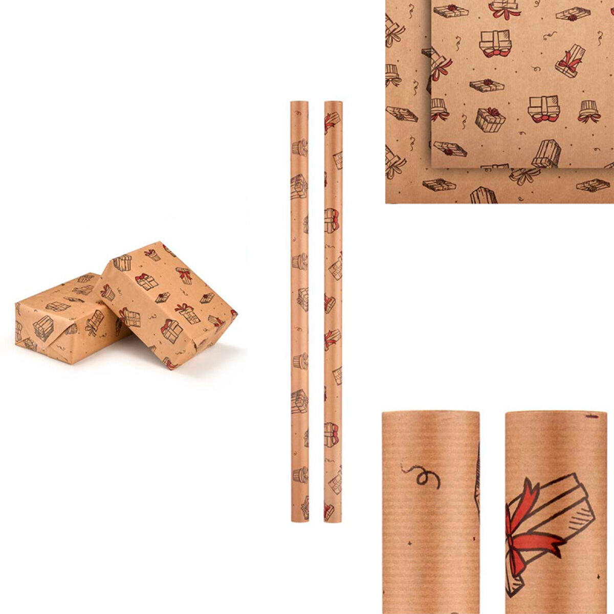 Rolo de papel de embrulho