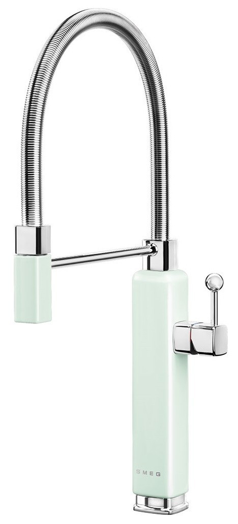 SMEG Bateria MDF50PG chrom/pastelowa zieleń